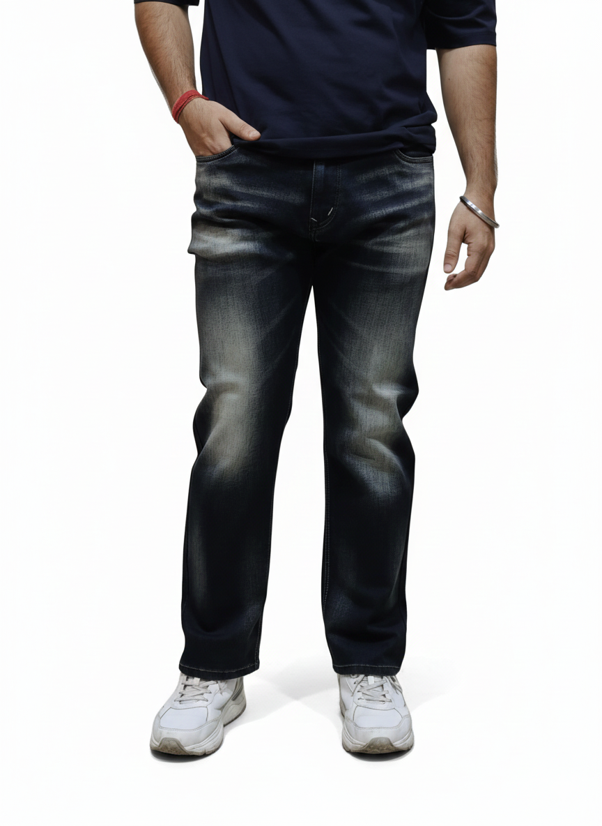 TSR Classic Dark Wash Denim Jeans – Regular Fit