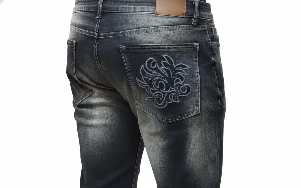 TSR Classic Dark Wash Denim Jeans – Regular Fit