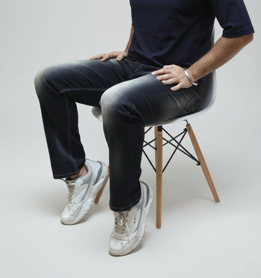 TSR Classic Dark Wash Denim Jeans – Regular Fit