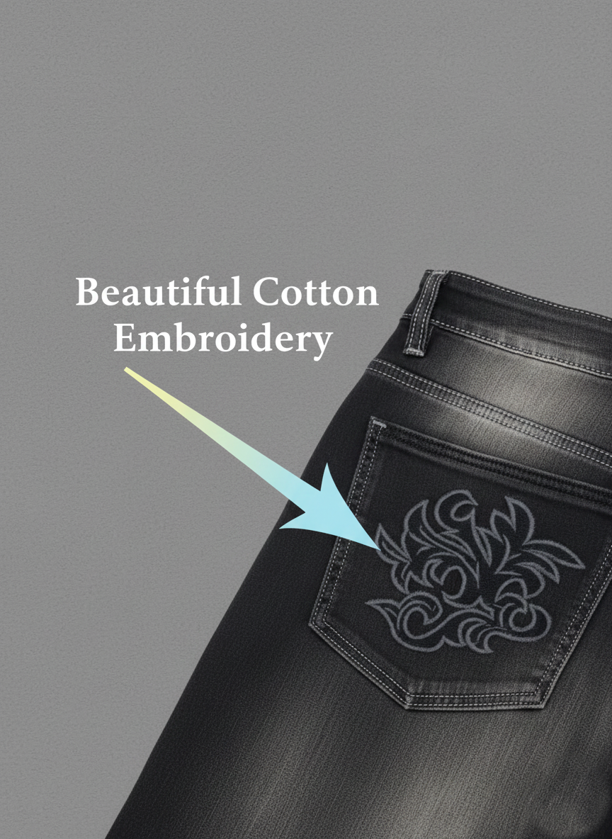 TSR Classic Dark Wash Denim Jeans – Regular Fit