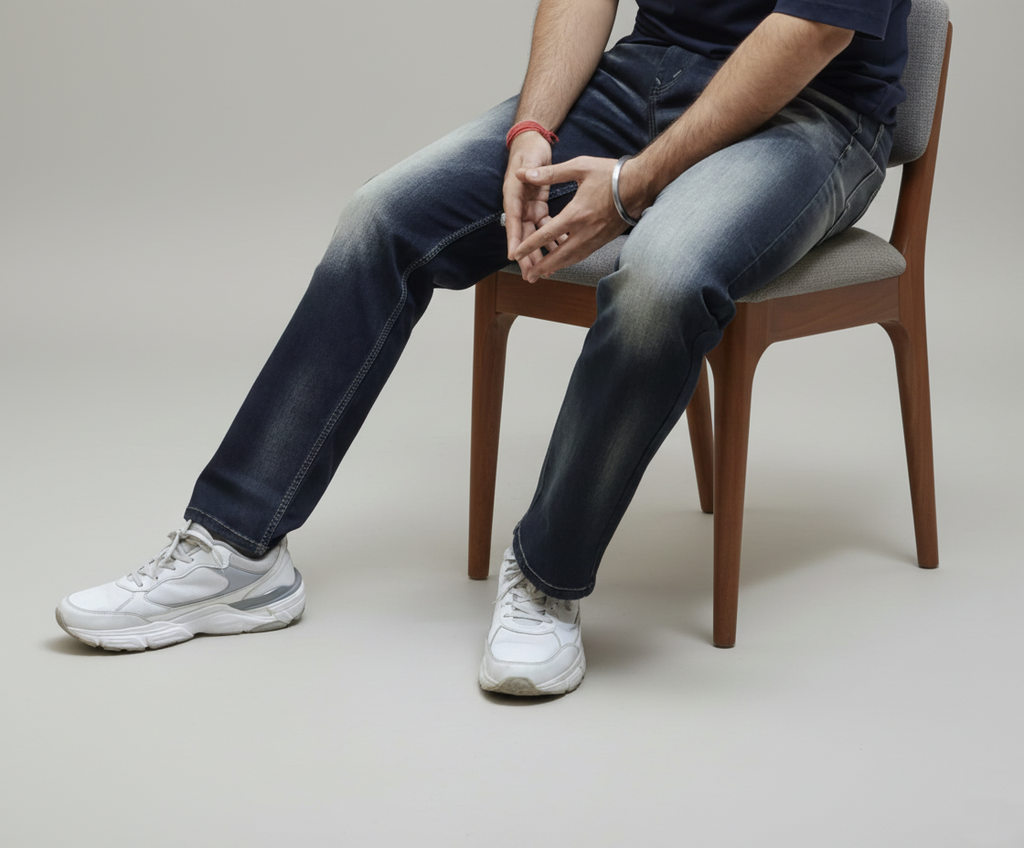 TSR Classic Dark Wash Denim Jeans – Regular Fit