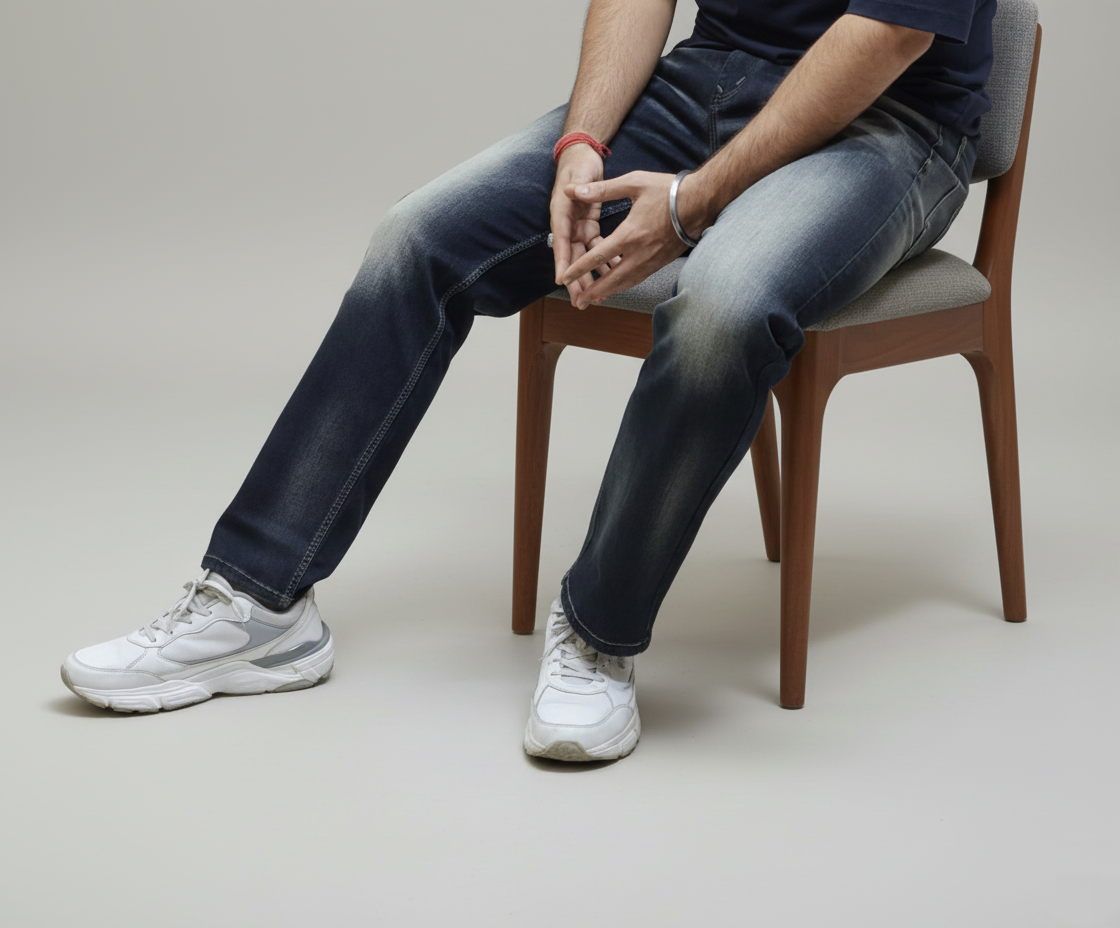 TSR Classic Dark Wash Denim Jeans – Regular Fit