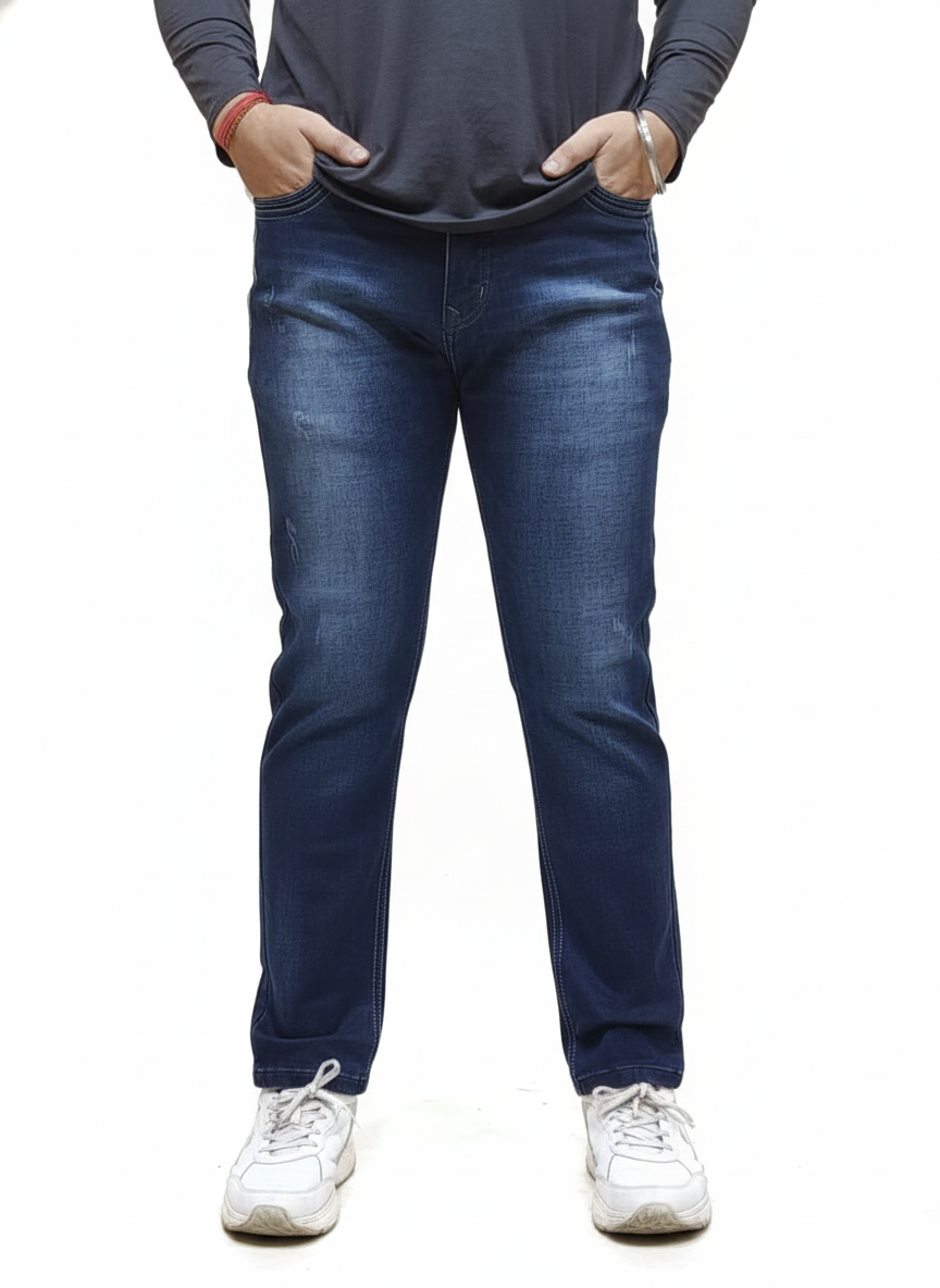 TSR Premium Navy Blue Denim Jeans | Everyday Comfort Fit