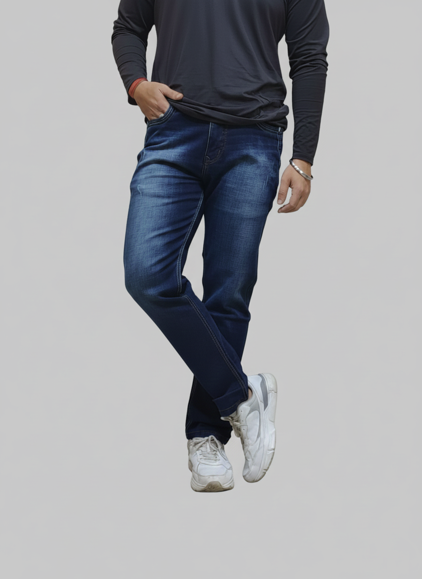 TSR Premium Navy Blue Denim Jeans | Everyday Comfort Fit