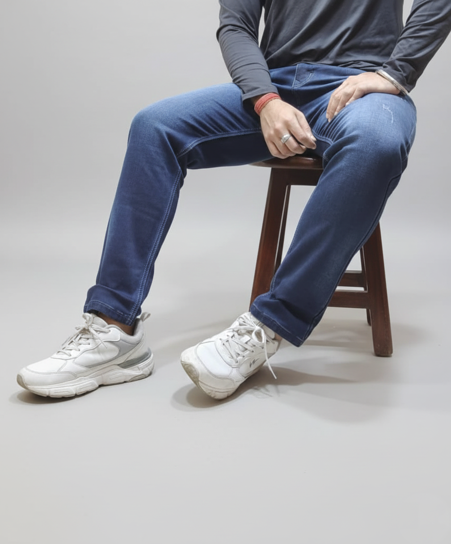 TSR Premium Navy Blue Denim Jeans | Everyday Comfort Fit