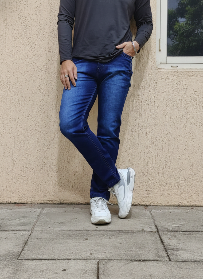 TSR Premium Dark Blue Denim Jeans | Everyday Comfort Fit
