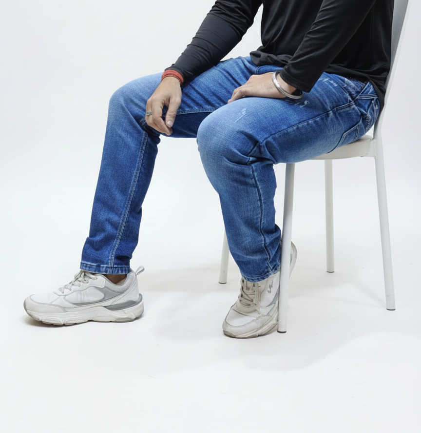 TSR Premium Light Blue Denim Jeans | Everyday Comfort Fit